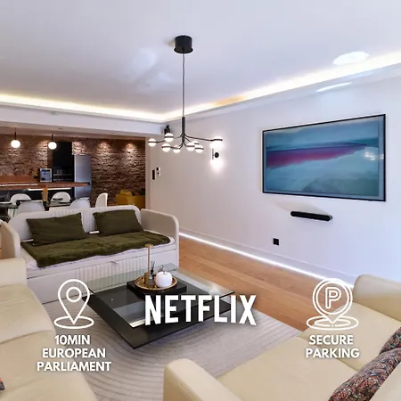 Le Luxury Loft - Parlement Europeen L Parking L Netflix - Spacieux & Unique Страсбург